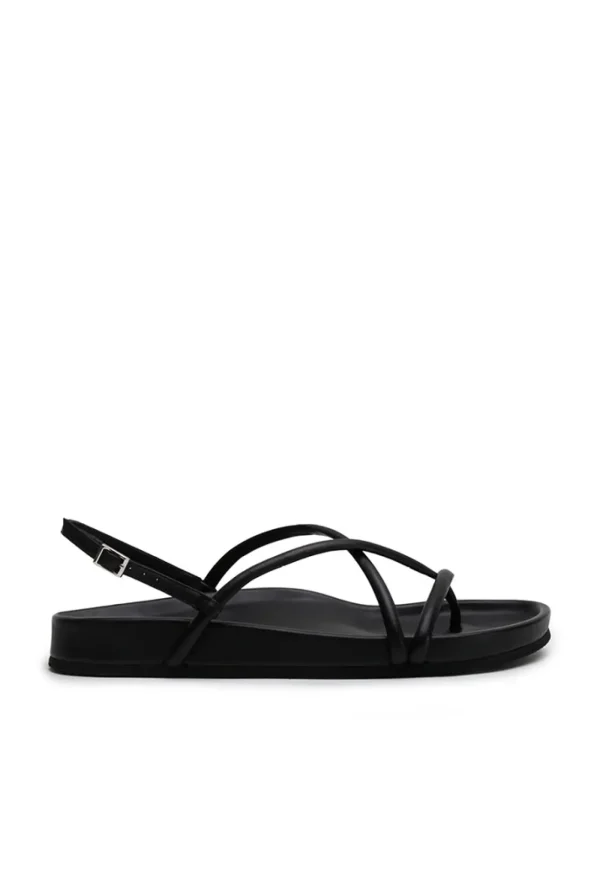 Online Tube Sandal - Black Women Footwear | Slides & Sandals