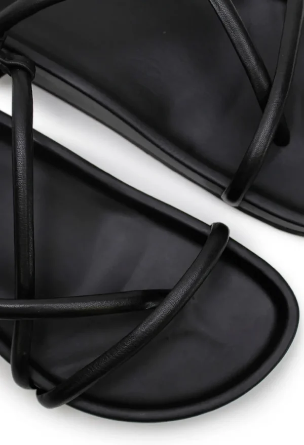 Online Tube Sandal - Black Women Footwear | Slides & Sandals