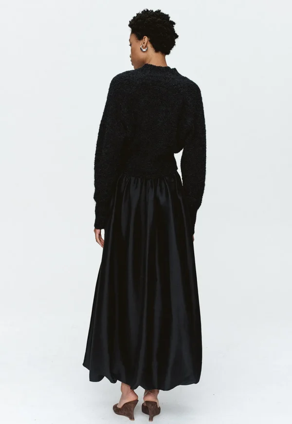 Outlet Tulip Cardigan - Black Women Knitwear