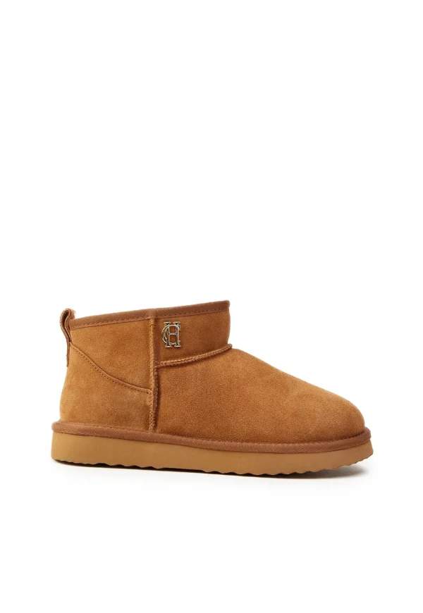 Clearance Ultra Mini Shearling Boot - Tan Women Footwear | Slippers