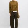 Best United Jean - Dark Khaki Women Denim