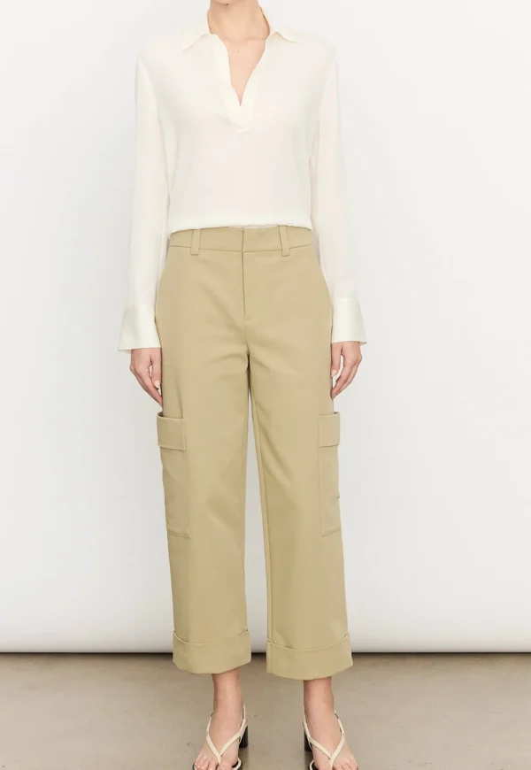 Best Utility Crop Pant - Sepia Women Pants