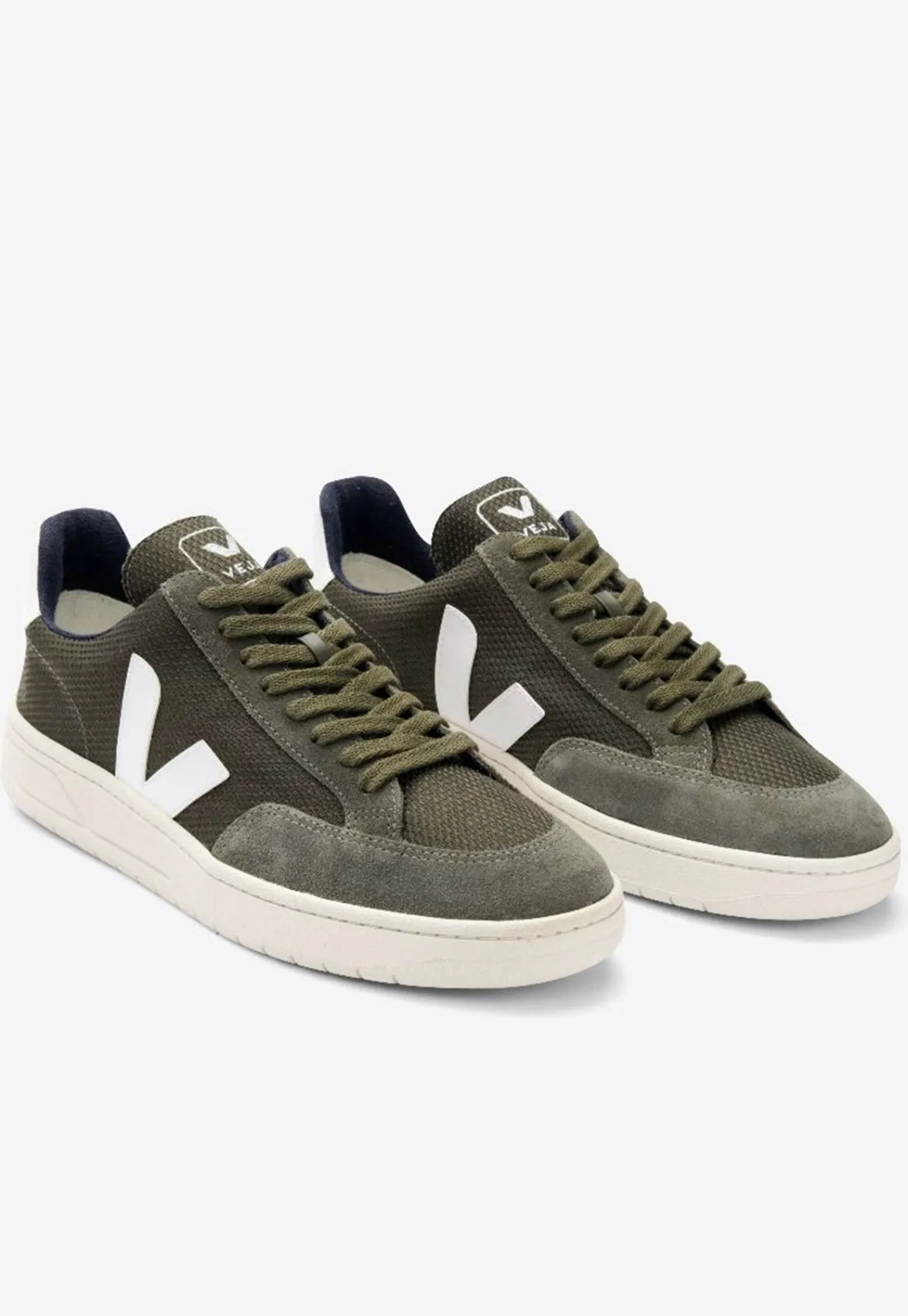 v_bmesh_olive_white_0.webp Outlet V-12 B-Mesh -Olive White Women Footwear | Sneakers