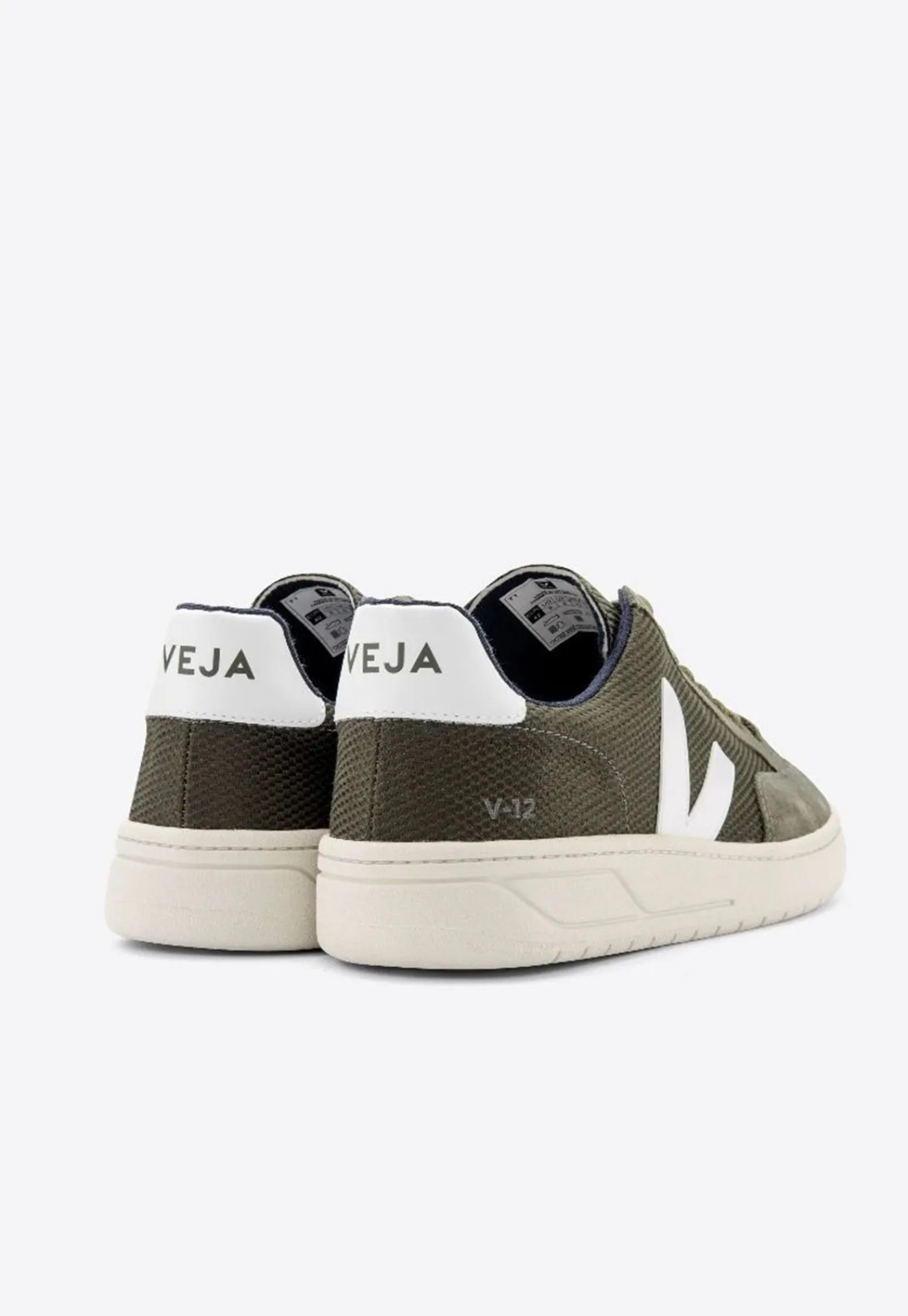 v_bmesh_olive_white_2.webp Outlet V-12 B-Mesh -Olive White Women Footwear | Sneakers