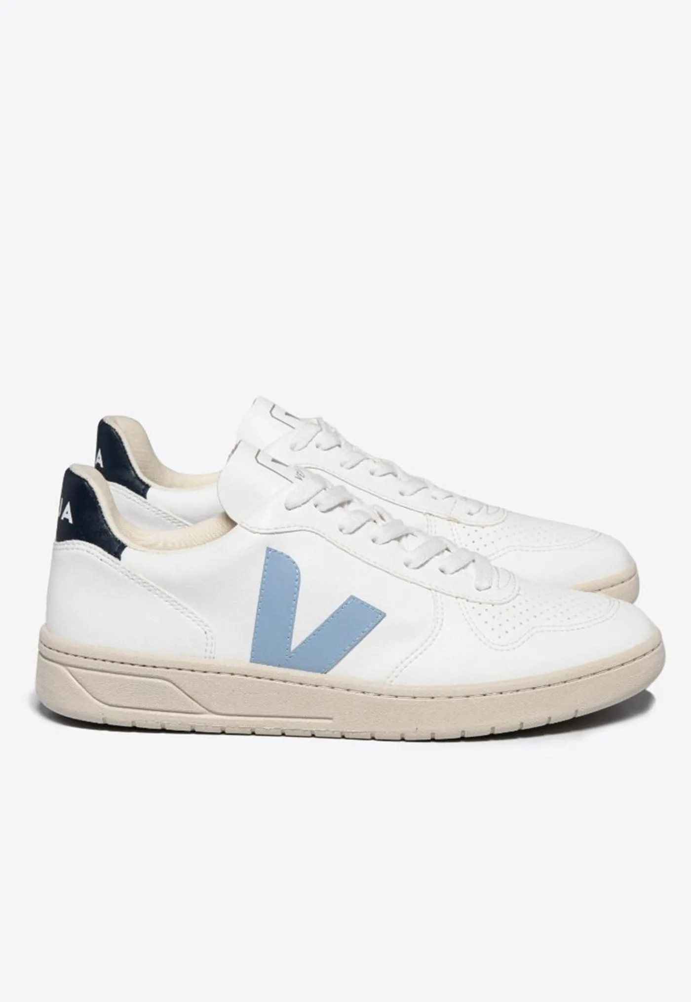 v_cwl_sneakers__whitestee_1.webp Outlet V-10 CWL Sneakers - White/Steel/Nautico Women Footwear | Sneakers