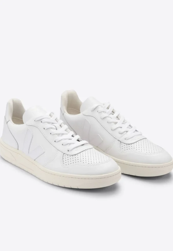 New V10 Leather - Extra White Women Footwear | Sneakers