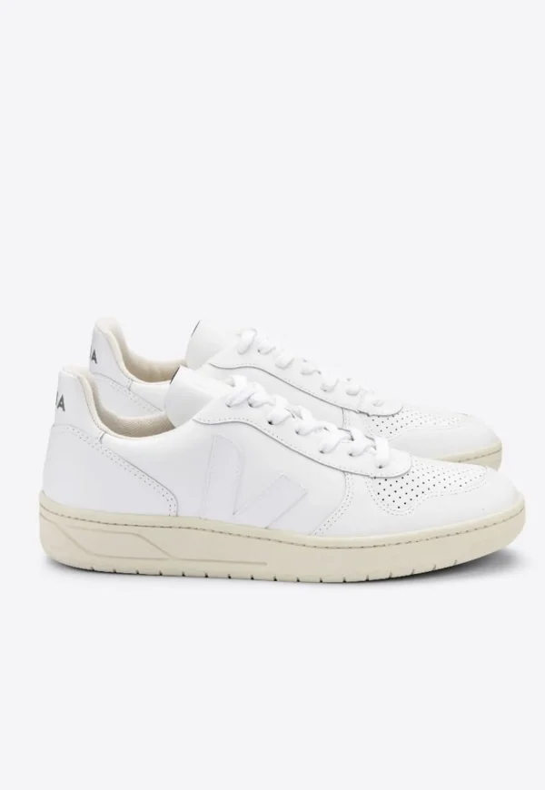New V10 Leather - Extra White Women Footwear | Sneakers