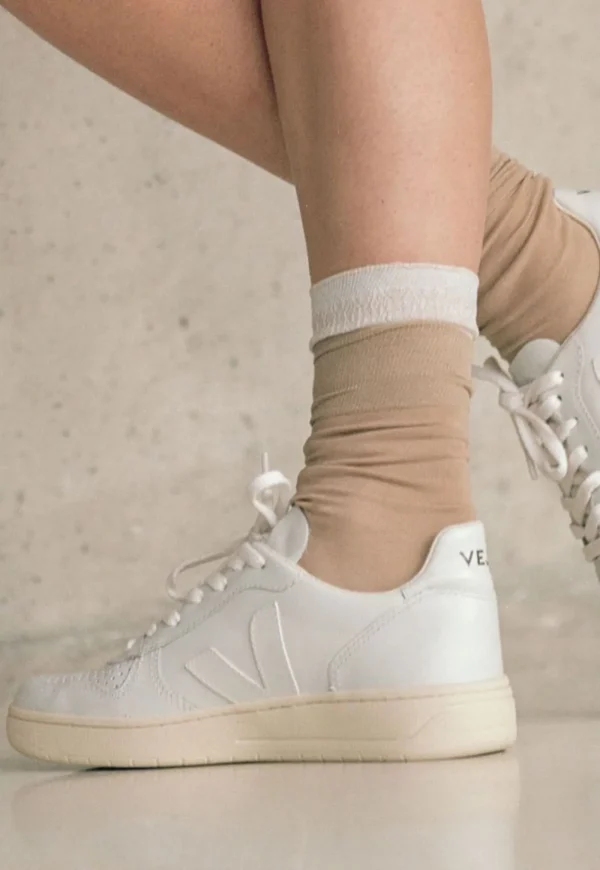 New V10 Leather - Extra White Women Footwear | Sneakers