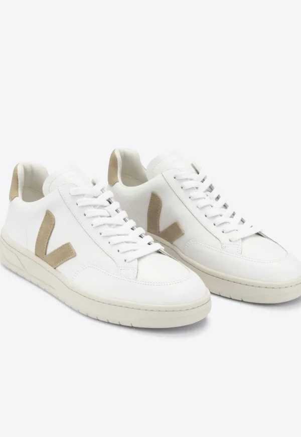 Fashion V-12 Leather - Extra White Dune Women Footwear | Sneakers