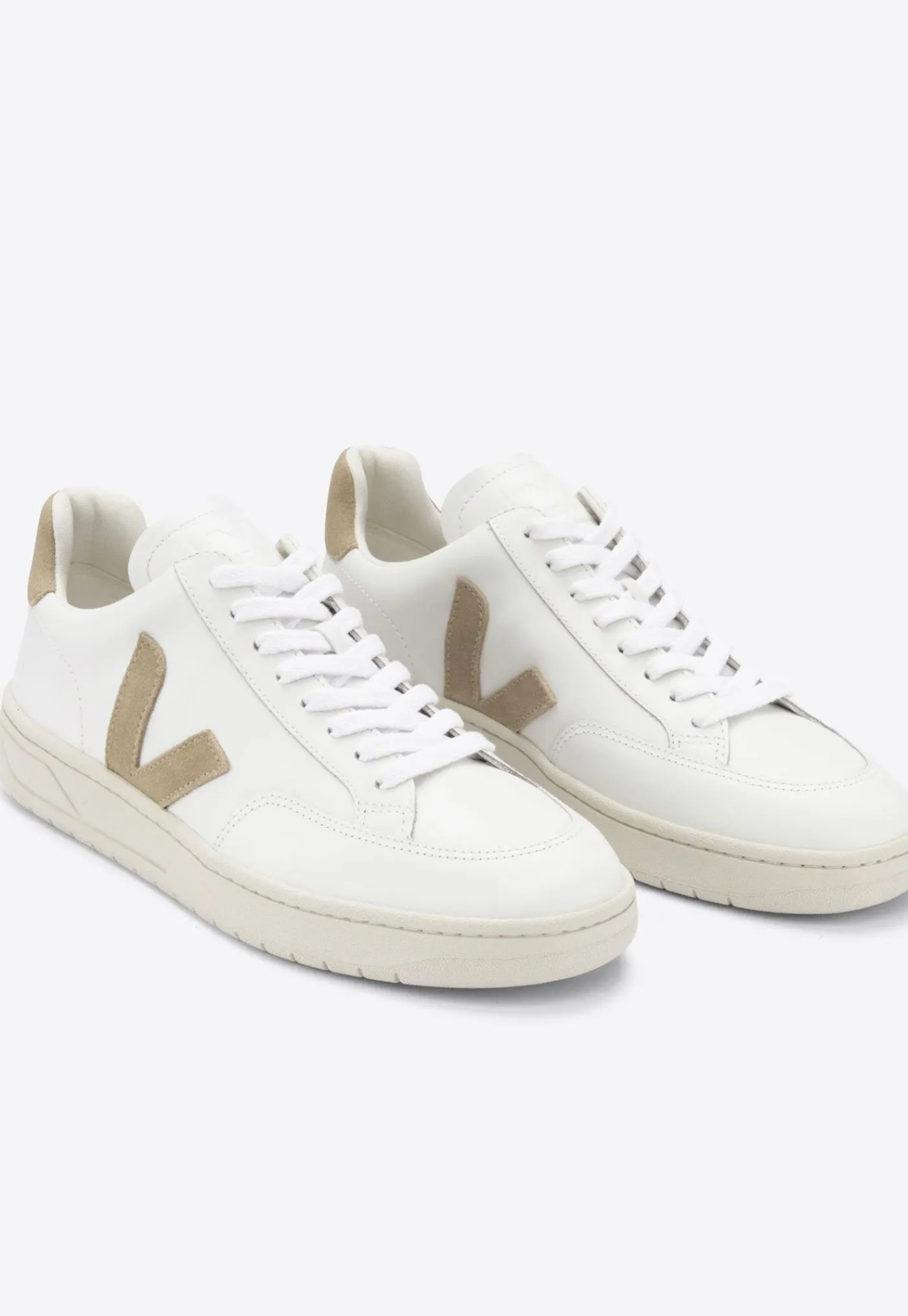 v_leather__extra_white_du_0.webp Fashion V-12 Leather - Extra White Dune Women Footwear | Sneakers