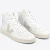 New V-15 Leather - Extra White/Natural Women Footwear | Sneakers