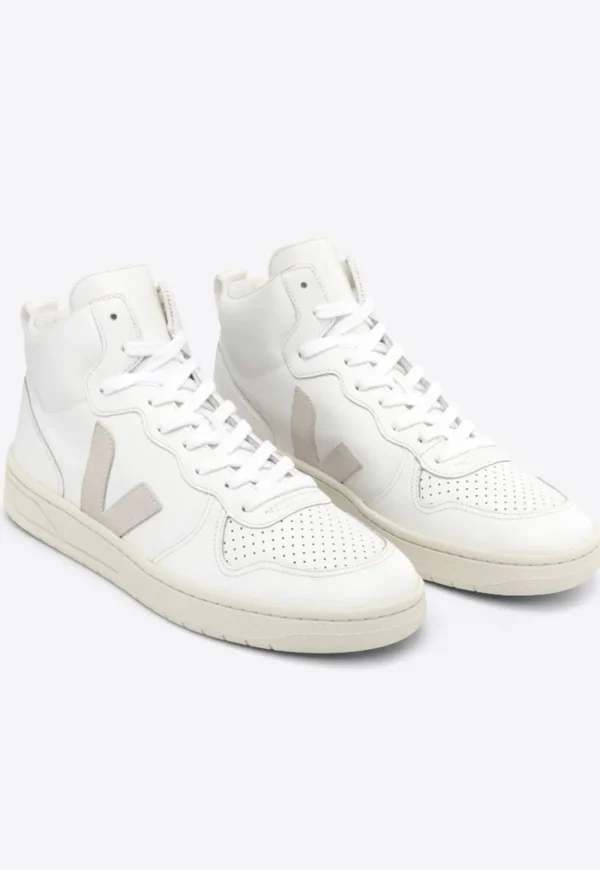 New V-15 Leather - Extra White/Natural Women Footwear | Sneakers