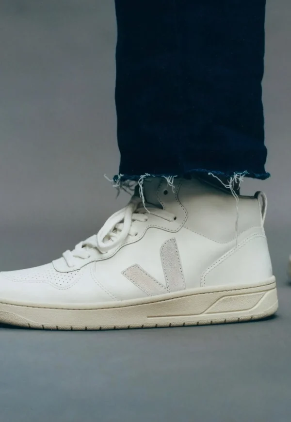 New V-15 Leather - Extra White/Natural Women Footwear | Sneakers
