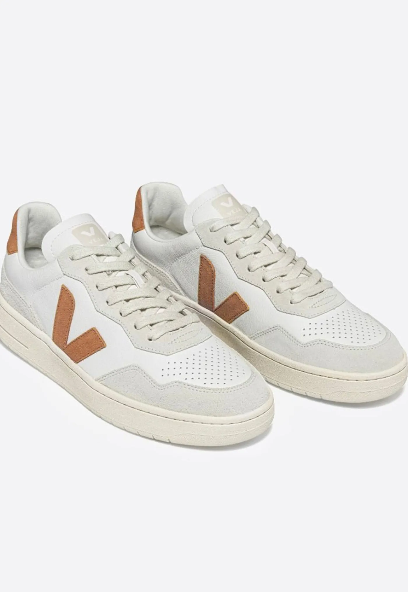 v_leather__extra_whiteumb_0.webp Clearance V-90 Leather - Extra White/Umber Women Footwear | Sneakers