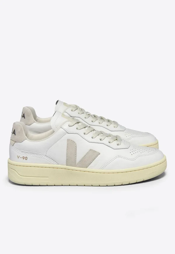 Discount V-90 O.T Leather - Extra White Natural Women Footwear | Sneakers