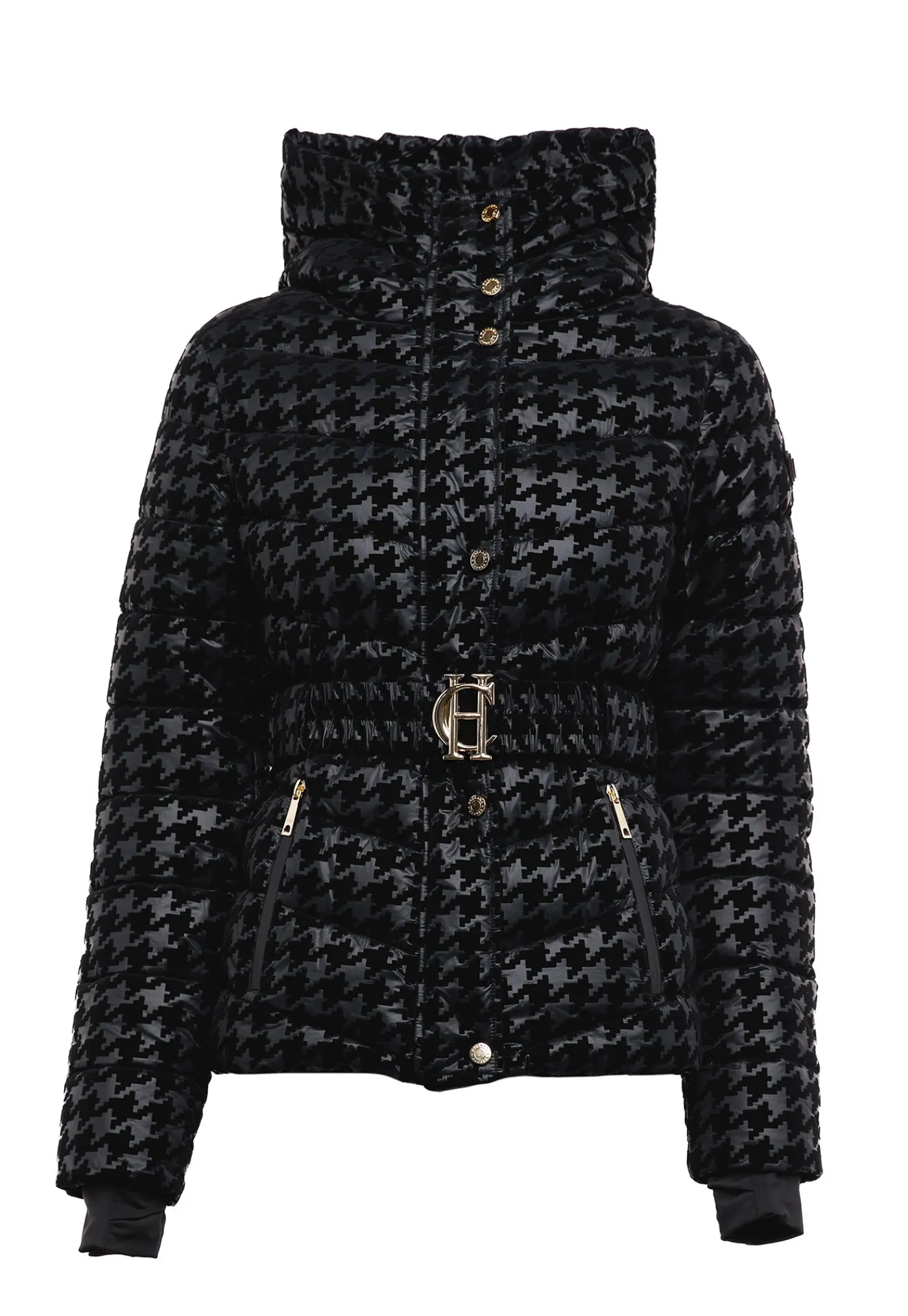 vermont_puffer_jacket__mo_4.webp Fashion Vermont Puffer Jacket - Mono Houndstooth Women Blazers & Jackets