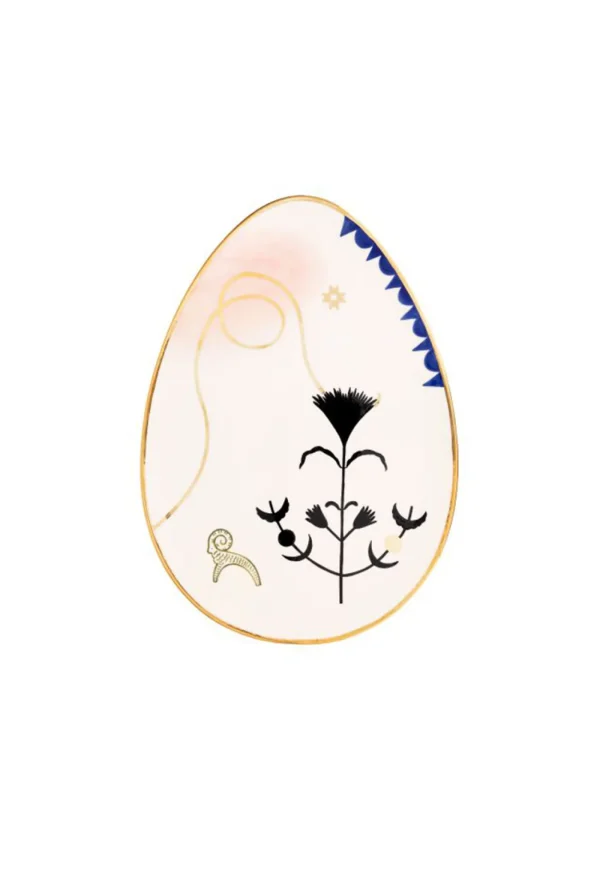 Discount Vesna Egg Shaped Plate - Multi Ceramics