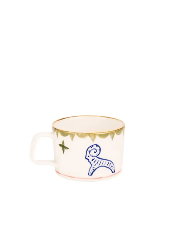 Fashion Vesna Tea Cup and Saucer - Multi Ceramics