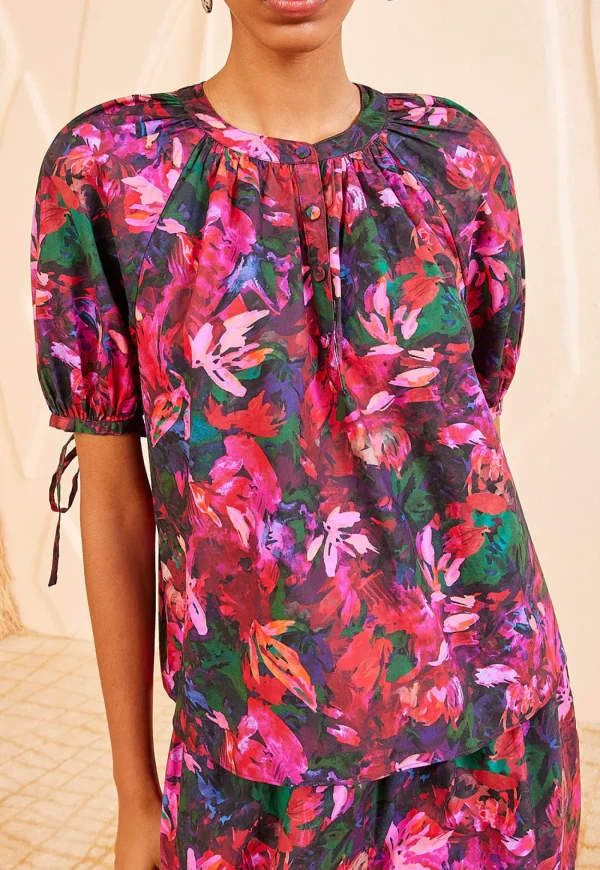 Discount Vienne Blouse - Hibiscus Women Tops & Tees
