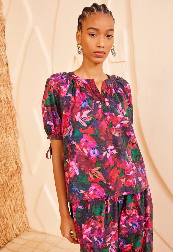 Discount Vienne Blouse - Hibiscus Women Tops & Tees