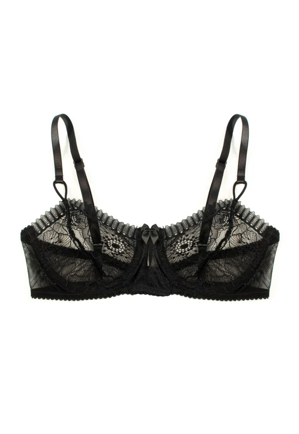 Online Vivienne Underwire Bra - Black Women Lingerie
