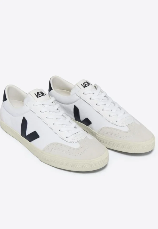 Fashion Volley Canvas - White Black Women Footwear | Sneakers