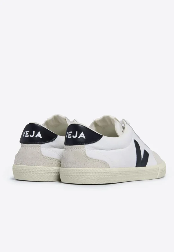 Fashion Volley Canvas - White Black Women Footwear | Sneakers