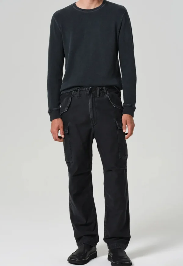Online Waffle Crewneck - Charred Cedar Hoodies & Sweaters
