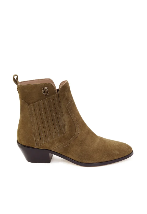 Best Western Chelsea Boot - Khaki Suede Women Footwear | Boots