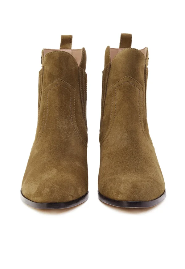 Best Western Chelsea Boot - Khaki Suede Women Footwear | Boots