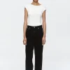 Sale Wide Leg Jean - Black Women Denim