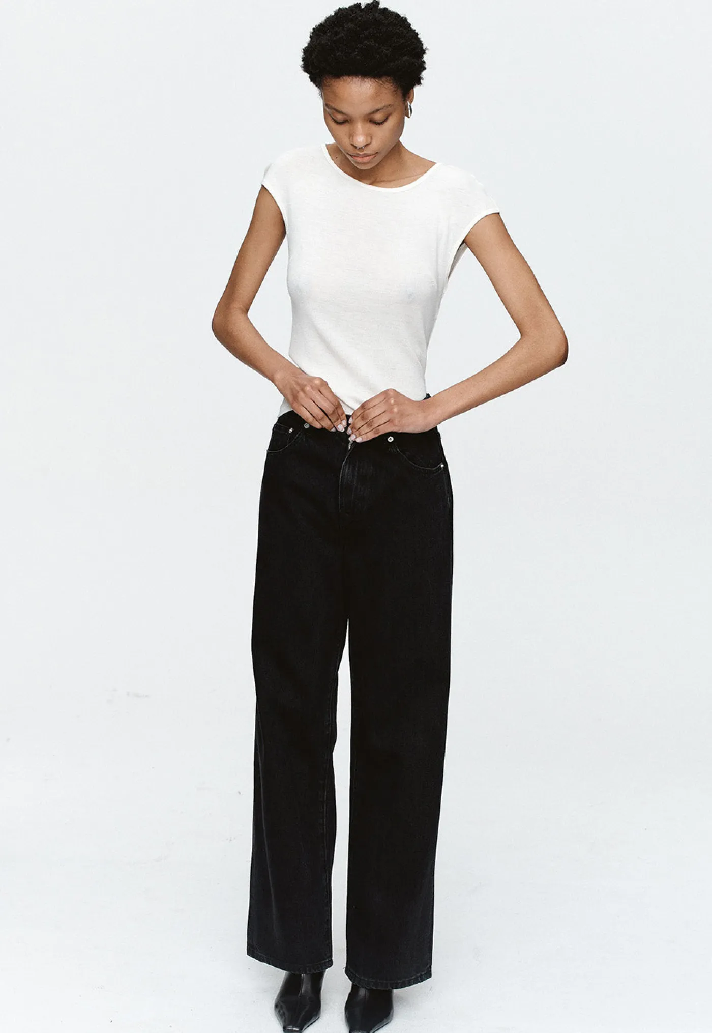 wide_leg_jean__black_1.webp Sale Wide Leg Jean - Black Women Denim