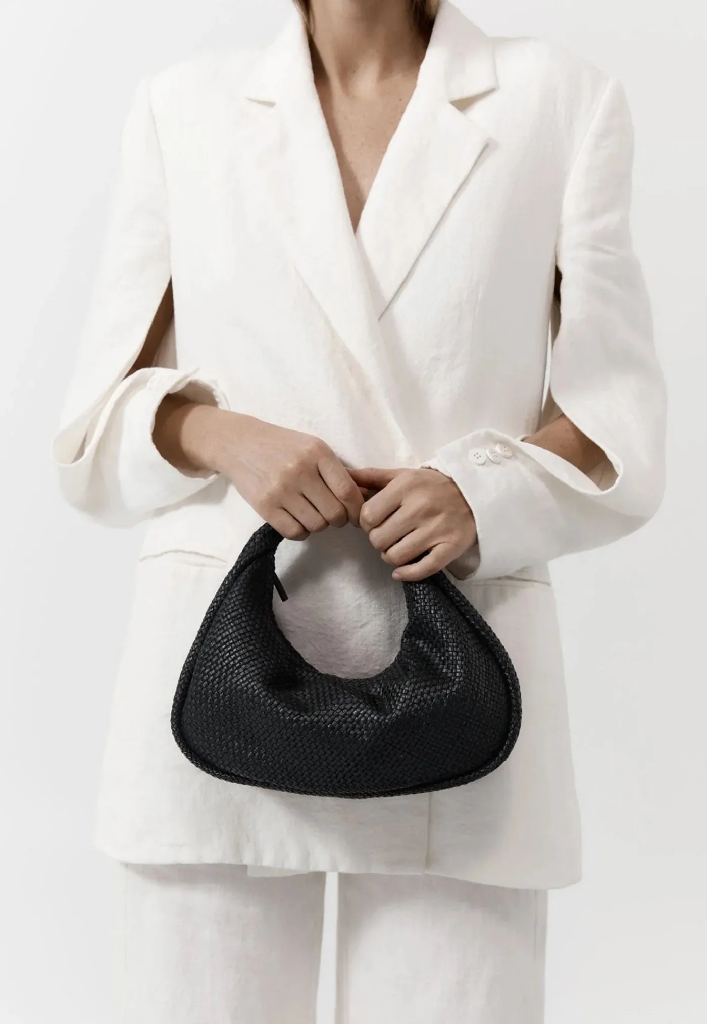 woven_bon_bon_bag__black_1.webp Best Woven Bon Bon Bag - Black Women Bags | Bags
