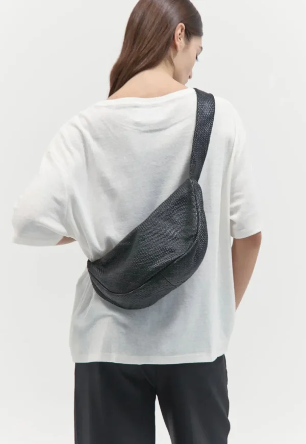 Best Woven Crescent Bag - Black Women Bags | Bags