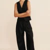 Clearance Wyatt Trouser - Black Women Pants