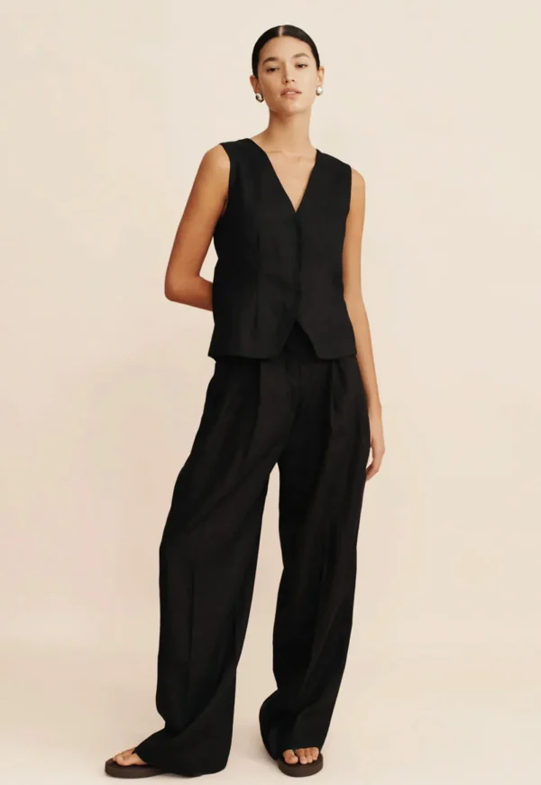 Clearance Wyatt Trouser - Black Women Pants
